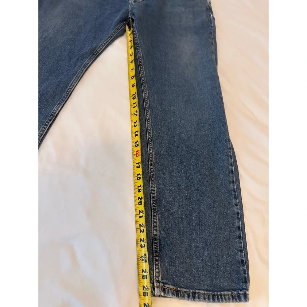 Levis 505 Regular Fit Jeans Mens 40x30 Medium Wash Straight Leg Denim 00505-2141